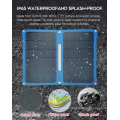 Panel solar plegable de cargador solar al aire libre con USB